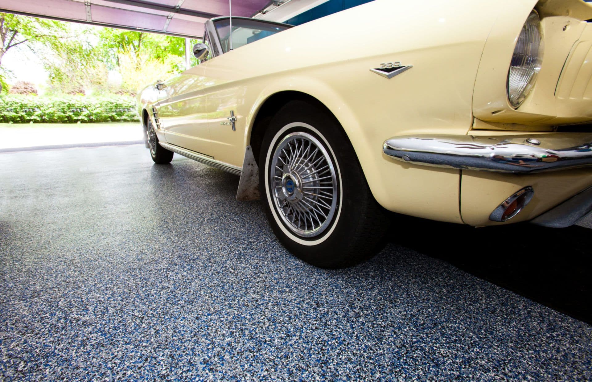 Denim Yellow Car